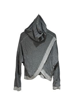 SUNDRY grey hoodie with tulip back detail (cover photo) - size 2 (medium)